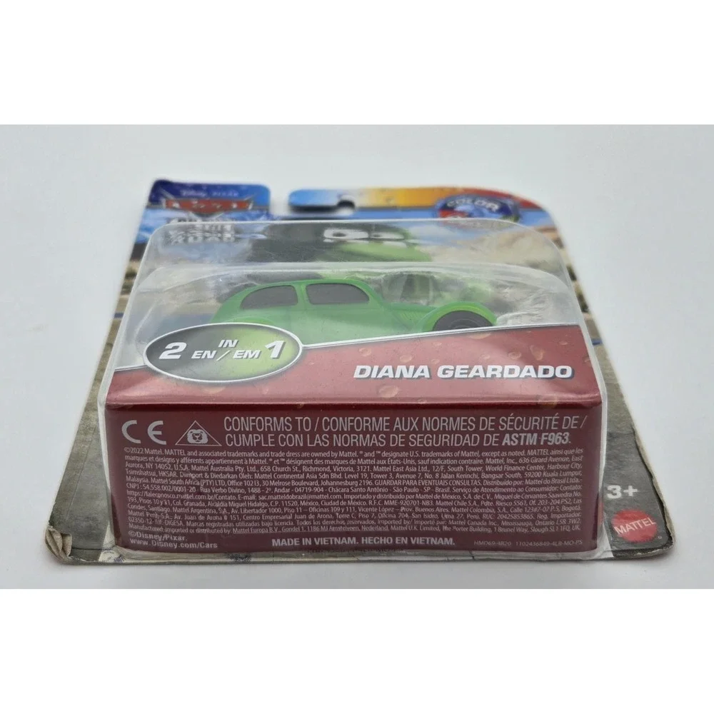 Disney Pixar Cars Color Changers Diana Geardado‎ Ghost Car 1:55 Diecast New
